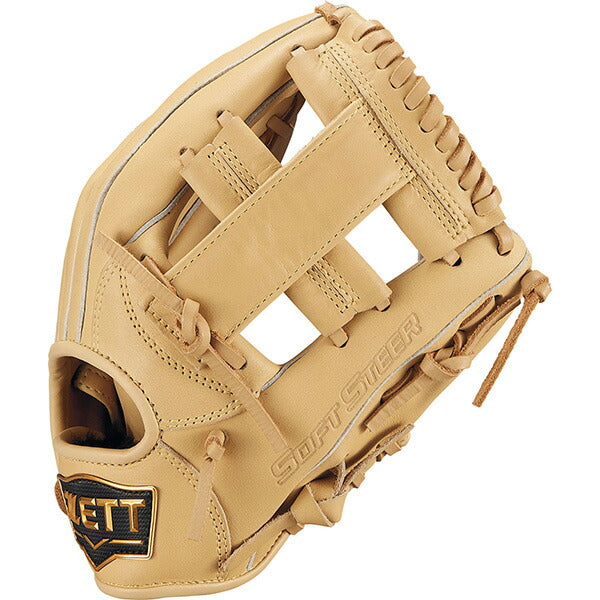 【ショップ限定エントリーでさらに+9倍】ゼットZETT野球少年軟式グラブジュニアソフトステアシリーズオールラウンド用サイズS25SSBJGB74520