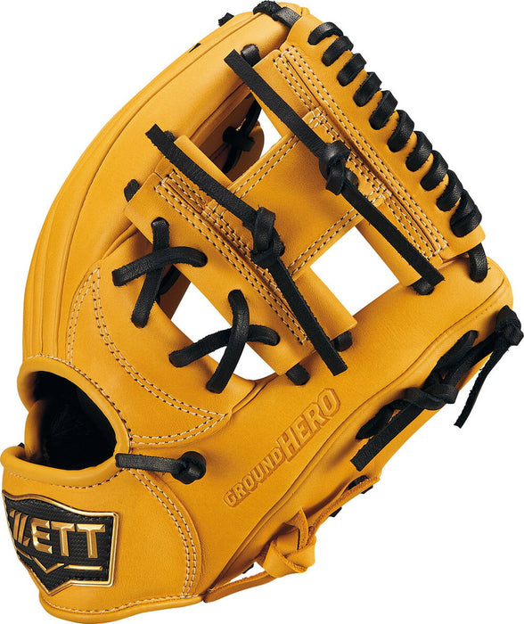 【ショップ限定エントリーでさらに+9倍】ZETTゼット野球少年軟式グラブグローブグランドヒーローシリーズオールラウンド用BJGB76515