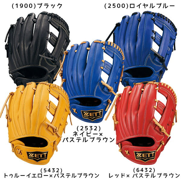 ZETTゼット野球少年軟式グラブグランドヒーローシリーズオールラウンド用BJGB76525F
