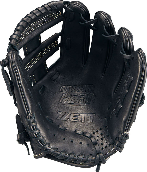 ZETTゼット野球少年軟式グラブグランドヒーローシリーズオールラウンド用BJGB76525F