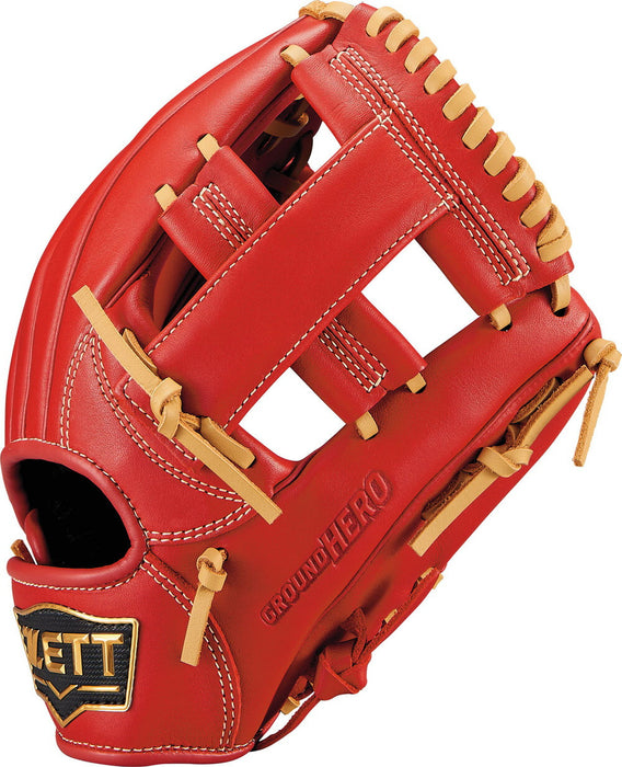 【ショップ限定エントリーでさらに+9倍】ZETTゼット野球少年軟式グラブグランドヒーローシリーズオールラウンド用BJGB76525F