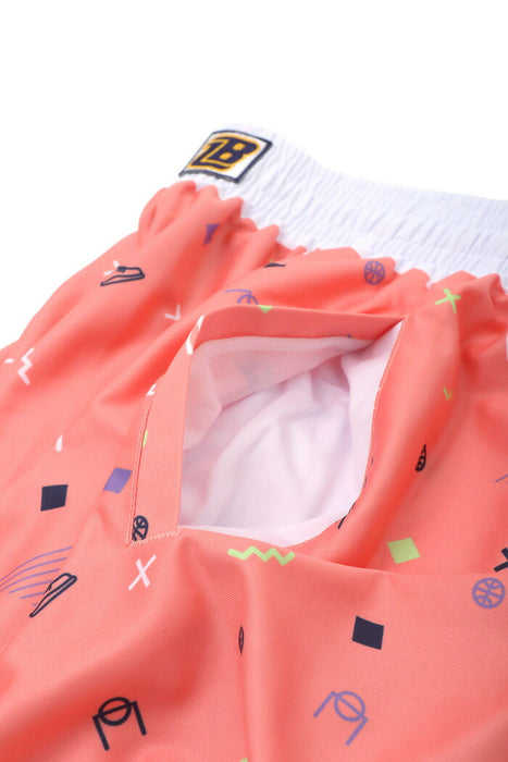 オンザコートバスケットボールゲームパンツ昇華バギーパンツショートパンツメンズレディースBL-7741