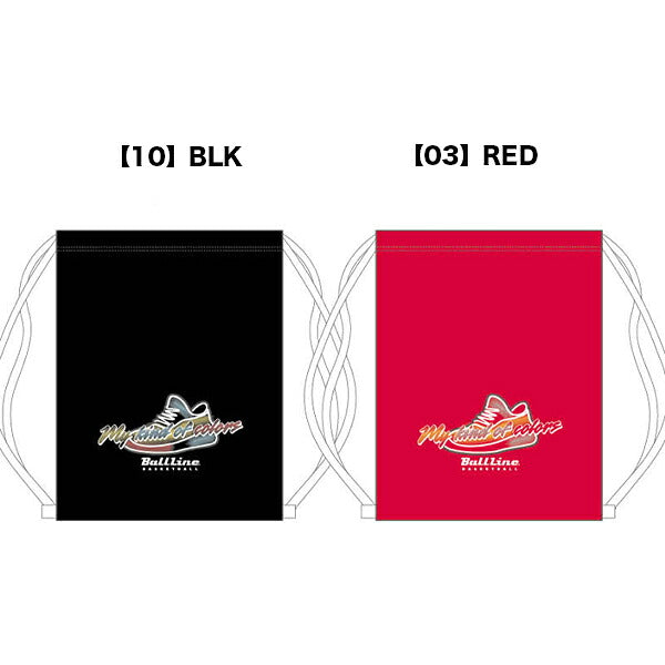 【ネコポス対応可】オンザコートONTHECOURTランドリーバッグシューズロゴバスケットボールナップサックBLBG-1402