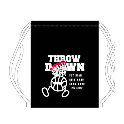 【ネコポス対応可】オンザコートONTHECOURTランドリーバッグボールロゴバスケットボールナップサックBLBG-1404