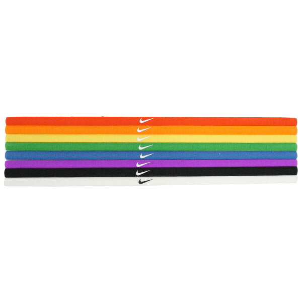 【ショップ限定エントリーでさらに+9倍】【ネコポス送料無料】ナイキNIKEスキニーヘッドバンド8パックBN2070-950サッカーフットサルヘアバンド8本セット滑り止め付きピメントオレンジ