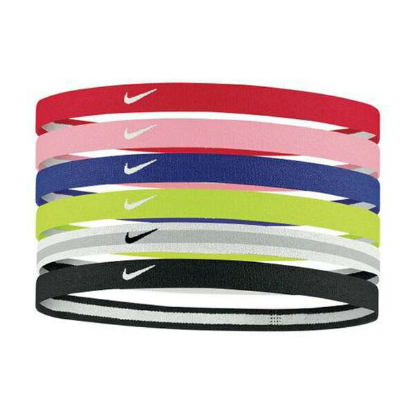 【ネコポス対応可】ナイキNIKEユーススウッシュスポーツヘッドバンド6本パックジュニアBN2076-966