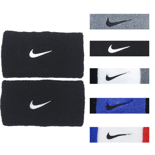 【ネコポス対応可】ナイキNIKEスウッシュクラシックダブルワイドリストバンドBN4000サッカーフットサルスポーツ2個組