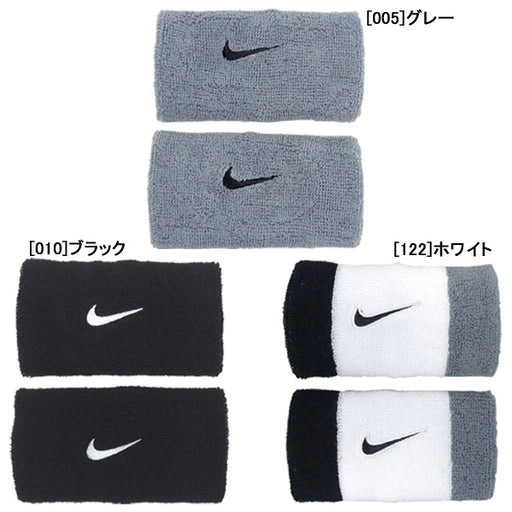 【ネコポス対応可】ナイキNIKEスウッシュクラシックダブルワイドリストバンドBN4000サッカーフットサルスポーツ2個組