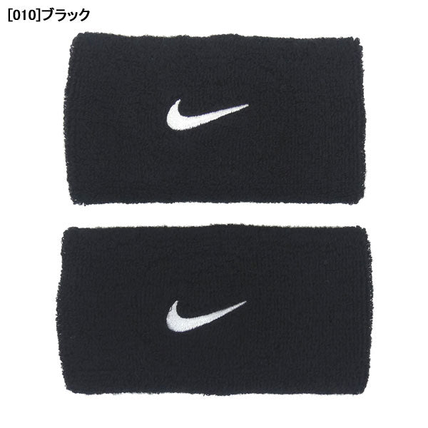 【ネコポス送料無料】ナイキNIKEスウッシュクラシックダブルワイドリストバンドBN4000サッカーフットサルスポーツ2個組