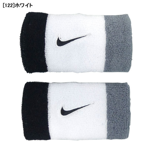 【ネコポス送料無料】ナイキNIKEスウッシュクラシックダブルワイドリストバンドBN4000サッカーフットサルスポーツ2個組