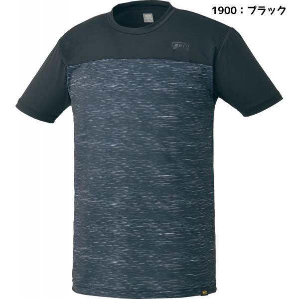 【ネコポス送料無料】ゼットZETT一般野球アンダーシャツライトフィットアンダーシャツ昇華デザインクルーネック半袖BO1910SP2