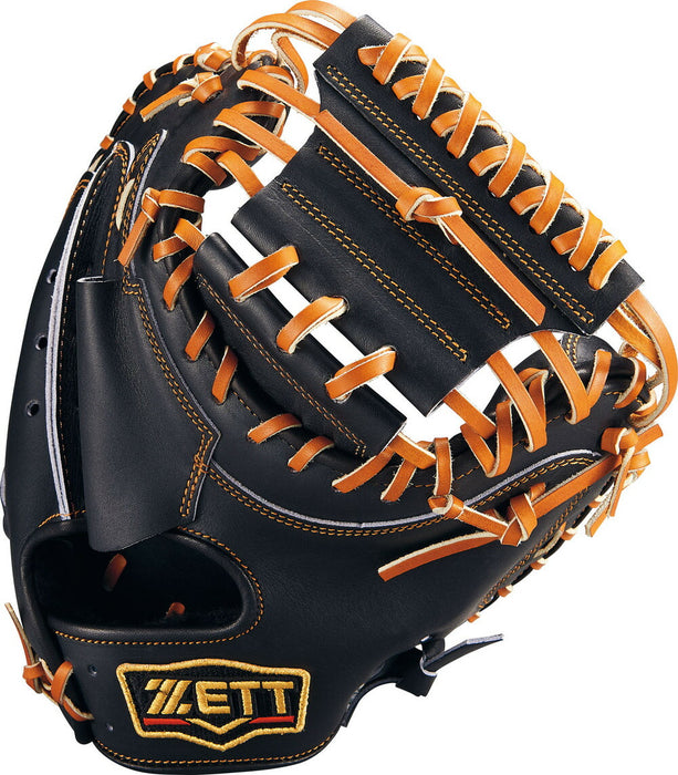 【ショップ限定エントリーでさらに+9倍】ZETTゼット野球硬式キャッチャーミットプロステイタスシリーズ捕手用森タイプBPROCM960G