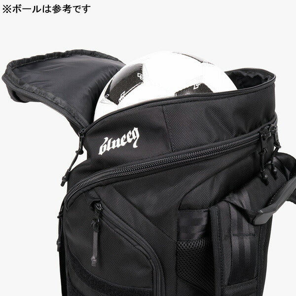 ブルイクblueeqATHLETEBACKPACK33LBQB00015サッカーフットサルバックパックリュックサックボール収納ブラック
