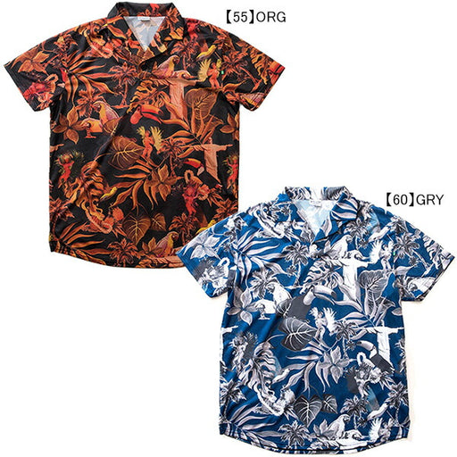 【ショップ限定エントリーでさらに+9倍】【ネコポス対応可】アスレタATHLETABBRグラフィックプラロハシャツBR0203サッカーフットサルカジュアル半袖メンズ