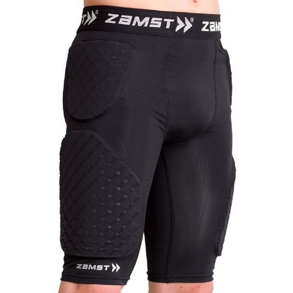 バスケサポーターパッド付ザムストBRAVE-PADSHORTSバスケットボールサポーターパッドZAMST富樫勇樹衝撃吸収パッドサッカーゴールキーパー用