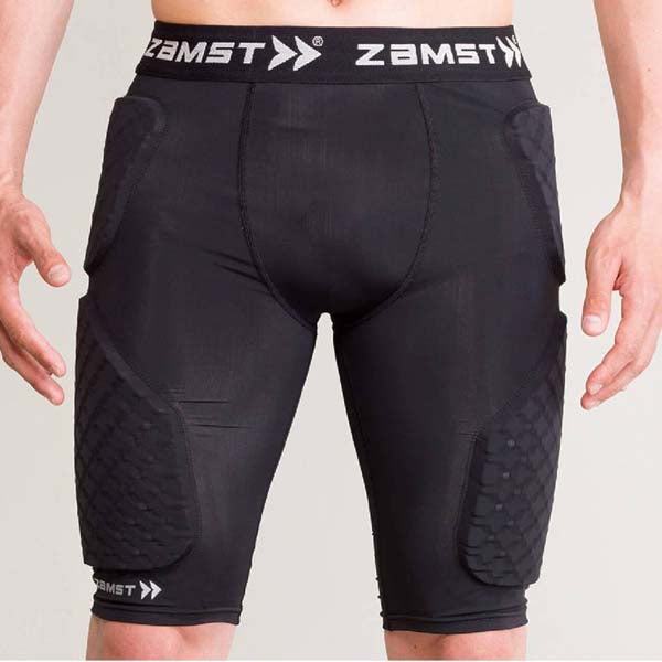 バスケサポーターパッド付ザムストBRAVE-PADSHORTSバスケットボールサポーターパッドZAMST富樫勇樹衝撃吸収パッドサッカーゴールキーパー用