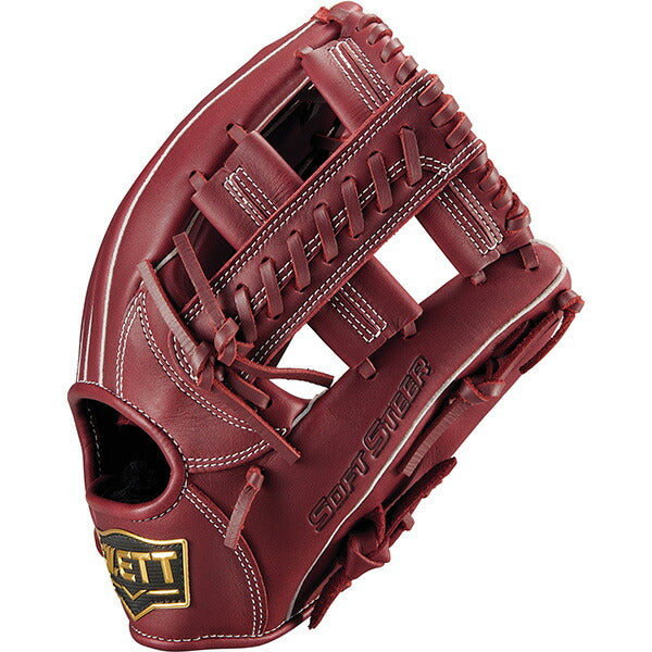 ゼットZETT野球軟式グラブソフトステア26SSサイズ4BRG352620内野外野オールラウンド