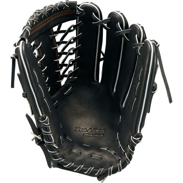 【名入れ刺繍＆型出し無料！】野球軟式グラブ外野手用プロステイタスゼットZETTグラブ右投用サイズ9試合BRGB30277