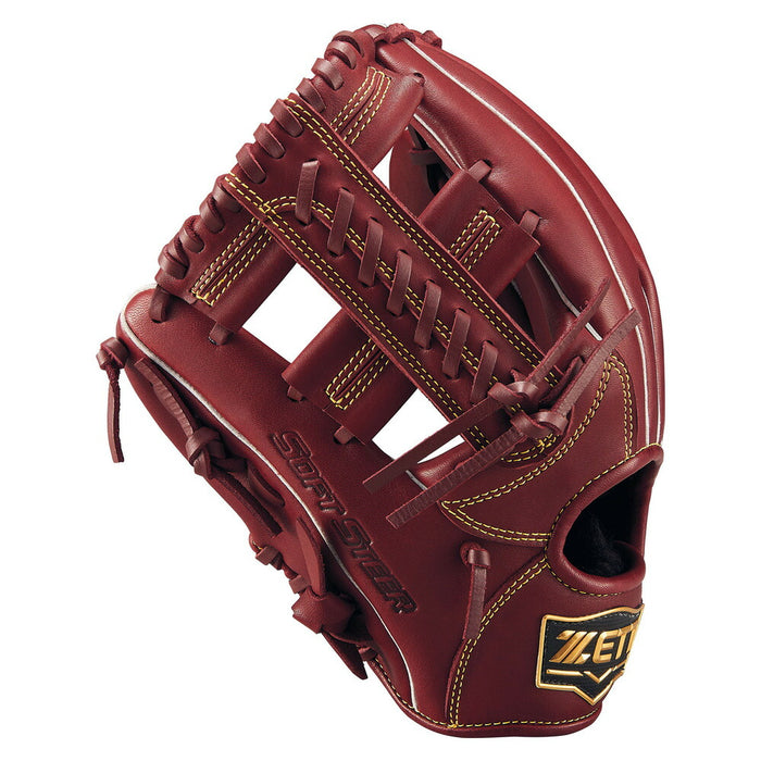 ZETTゼット野球軟式グラブグローブソフトステアシリーズオールラウンド用BRGB35520F