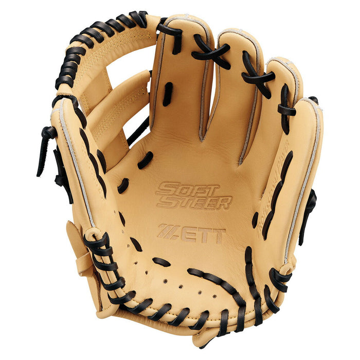 ZETTゼット野球軟式グラブグローブソフトステアシリーズオールラウンド用BRGB35520F