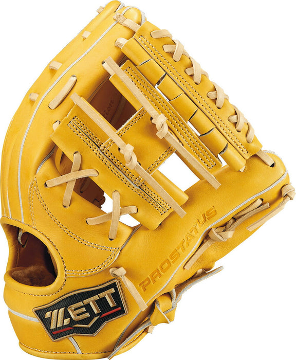 野球ゼットZETT軟式用グラブグローブプロステイタス25源田モデルBRGB565S