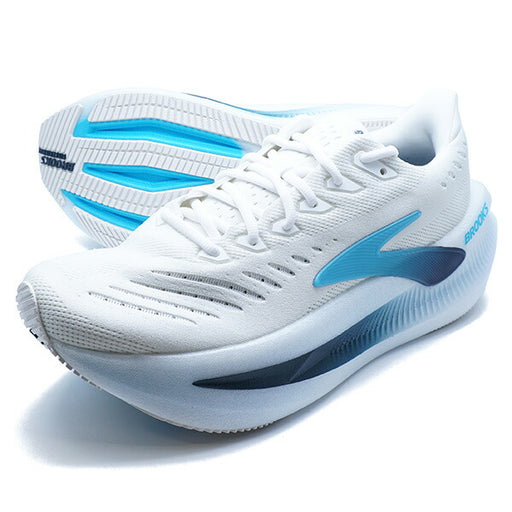 GlycerinMAX2ブルックスBROOKSBRM4793-WBLUホワイトブルーランニングシューズ