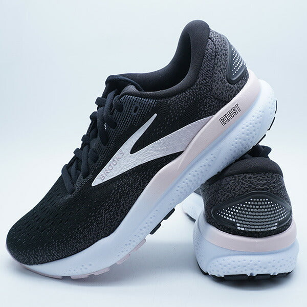 Ghost16ブルックスBROOKSBRW4072-BLKPブラックピンクレディースランニングシューズ