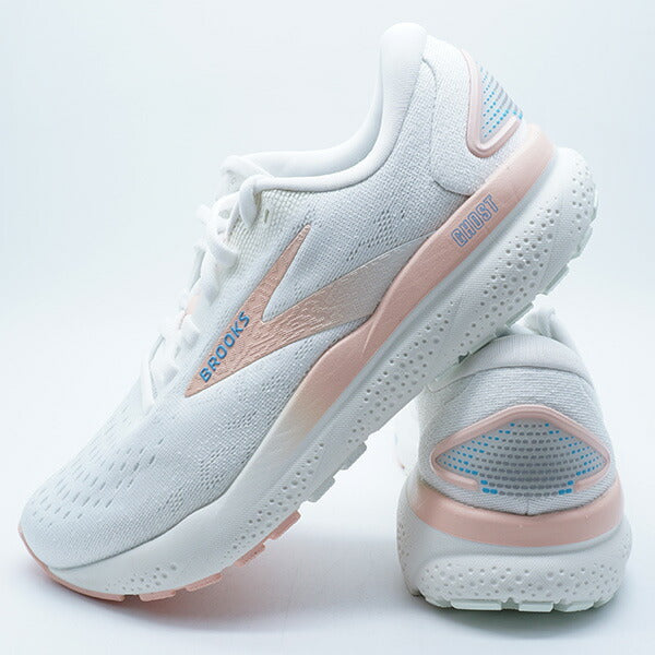 Ghost16ブルックスBROOKSBRW4072-WSPホワイトピンクレディースランニングシューズ