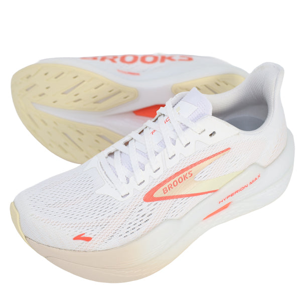 HyperionMax2 ブルックス BROOKS BRW4232-W-CR ホワイト コーラル レディース ランニングシューズ