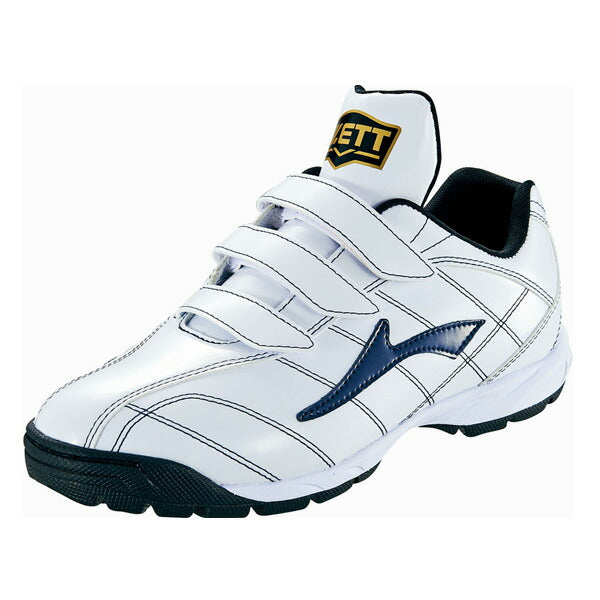 ゼットZETT一般野球ソフトボールトレーニングシューズラフィエットBSR8017C-1129トレシューホワイト×ネイビー