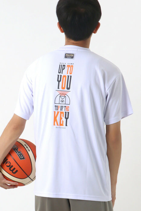 【エントリーでポイント10倍】【ネコポス送料無料】BALLLINEボールラインバスケットボールメンズTシャツ半袖BT-1722