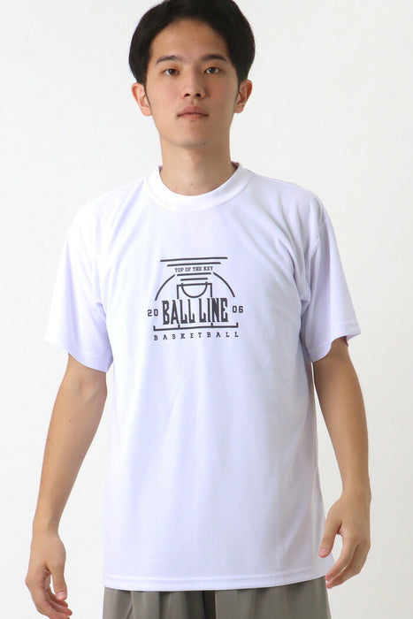 【エントリーでポイント10倍】【ネコポス送料無料】BALLLINEボールラインバスケットボールメンズTシャツ半袖BT-1722