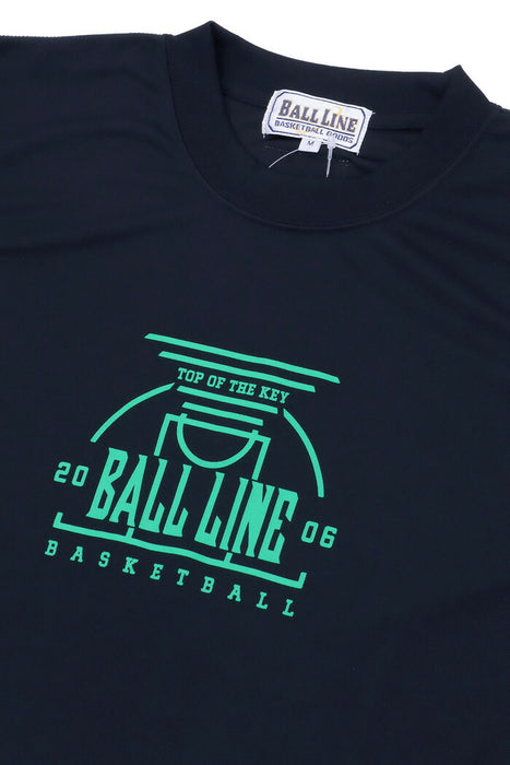 【ショップ限定エントリーでさらに+9倍】【ネコポス送料無料】BALLLINEボールラインバスケットボールメンズTシャツ半袖BT-1722