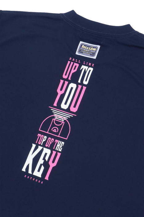 【ショップ限定エントリーでさらに+9倍】【ネコポス送料無料】BALLLINEボールラインバスケットボールメンズTシャツ半袖BT-1722