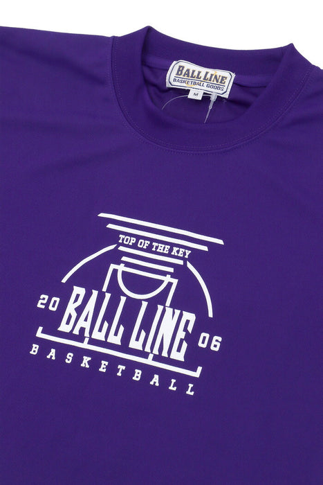 【エントリーでポイント10倍】【ネコポス送料無料】BALLLINEボールラインバスケットボールメンズTシャツ半袖BT-1722
