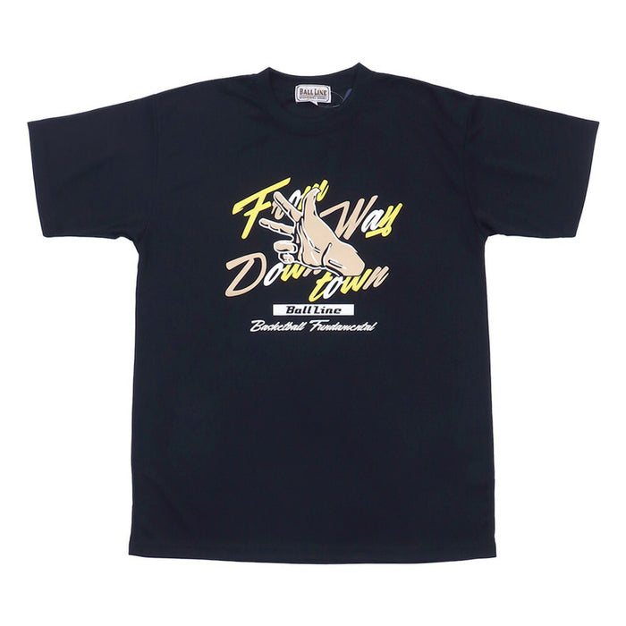 【ショップ限定エントリーでさらに+9倍】【ネコポス送料無料】BALLLINEボールラインバスケットボールメンズTシャツ半袖BT-1724