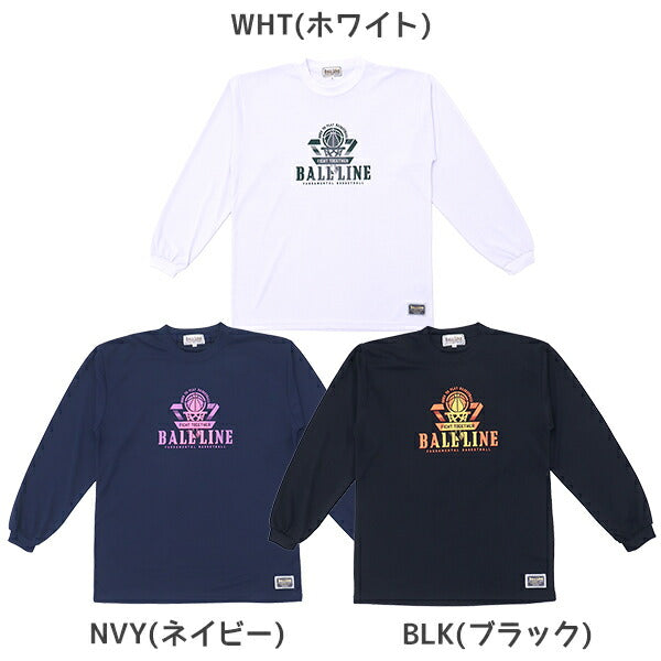 【ネコポス送料無料】オンザコートバスケットボールゲームシャツロングスリーブシャツTシャツ長袖メンズレディース