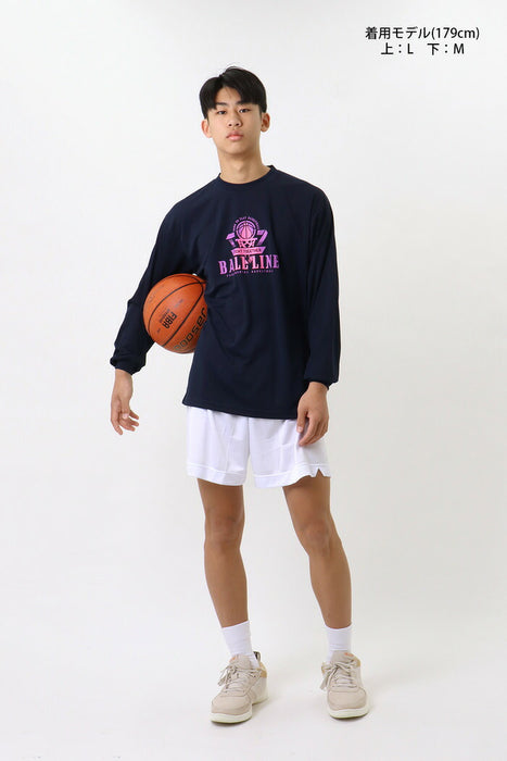 【ネコポス送料無料】オンザコートバスケットボールゲームシャツロングスリーブシャツTシャツ長袖メンズレディース