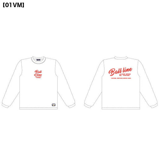 【ネコポス送料無料】オンザコートONTHECOURTBALLLINEロングスリーブTシャツバスケットボール胸文字BT-6845
