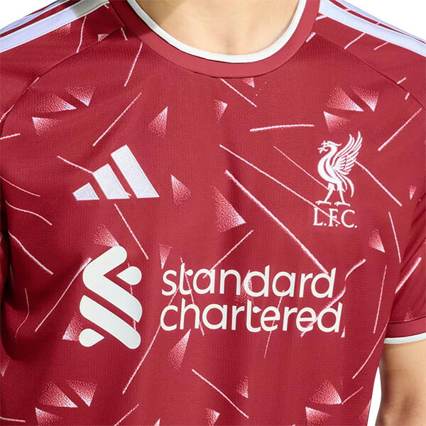 【上下セット】リバプールLFC2026-27レプリカホームユニフォーム半袖ショーツBU823-QU626サッカーレッドアディダスadidas