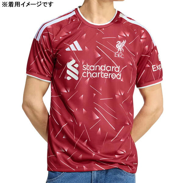 【上下セット】リバプールLFC2026-27レプリカホームユニフォーム半袖ショーツBU823-QU626サッカーレッドアディダスadidas