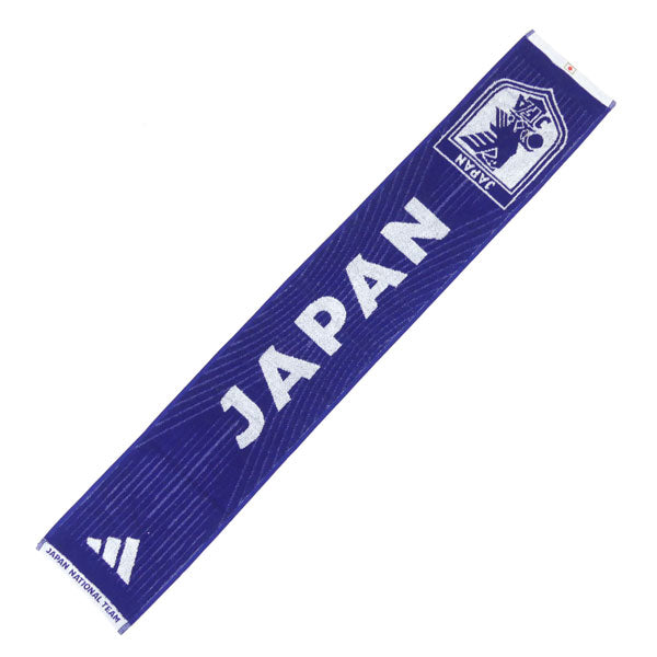 アディダスadidasJFAサッカー日本代表2026ホームマフラータオルBY309-KC0751サポーターグッズネイビー