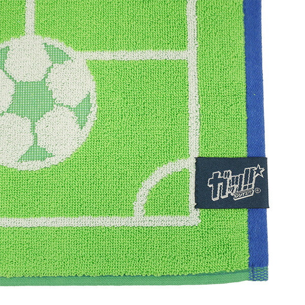 ガッツ！！サッカー部バスマットC-213サッカーフットサルタオルグリーン45×60cm