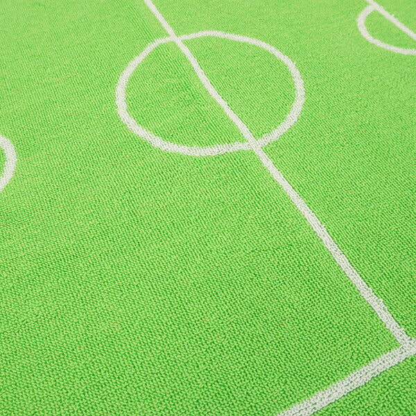 ガッツ！！サッカー部バスマットC-213サッカーフットサルタオルグリーン45×60cm