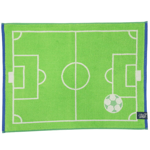 ガッツ！！サッカー部バスマットC-213サッカーフットサルタオルグリーン45×60cm