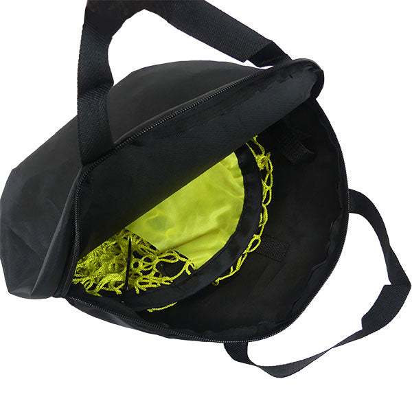 ARIKAゴールネットターゲット小サイズC-235サッカーシュート練習ターゲットネット収納袋付きイエロー