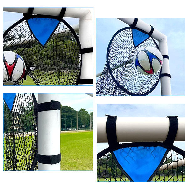 ARIKAゴールネットターゲット大サイズC-236サッカーシュート練習ターゲットネットブラック