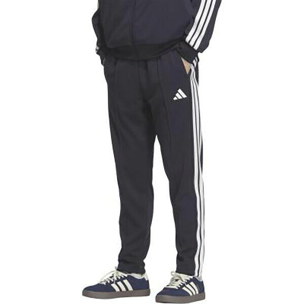 【送料無料】アディダスadidasスリーストライプススリムフィットダブルニットオープンヘムトラックパンツメンズパンツCA605
