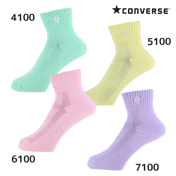 【ショップ限定エントリーでさらに+9倍】バスケットボールカラーアンクルソックスコンバースCONTENTS靴下くるぶしソックスジュニアレディースCB1610032S