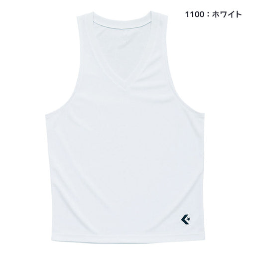 【ショップ限定エントリーでさらに+9倍】【ネコポス送料無料】コンバースCONVERSEメンズタンクトップノースリーブインナーシャツバスケアンダーウェア吸汗速乾UVカットCB231703